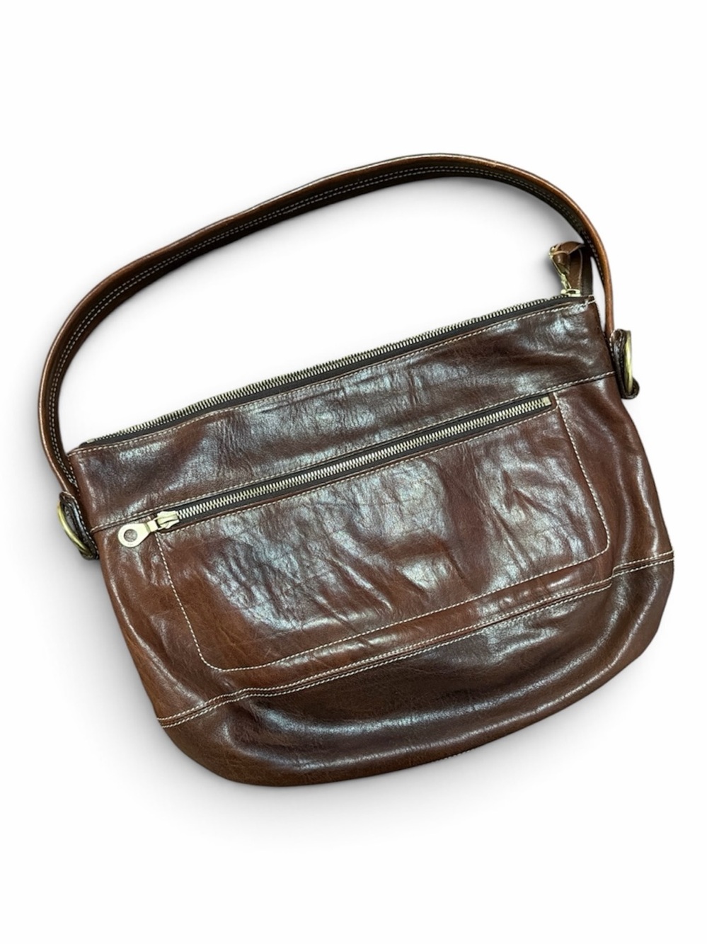 Christopher Kon Brown Leather Shoulder Bag – NWOT
